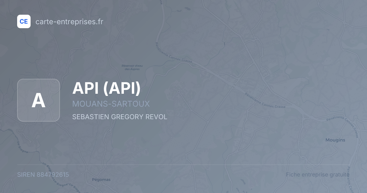 API — 884792615 — fiche entreprise