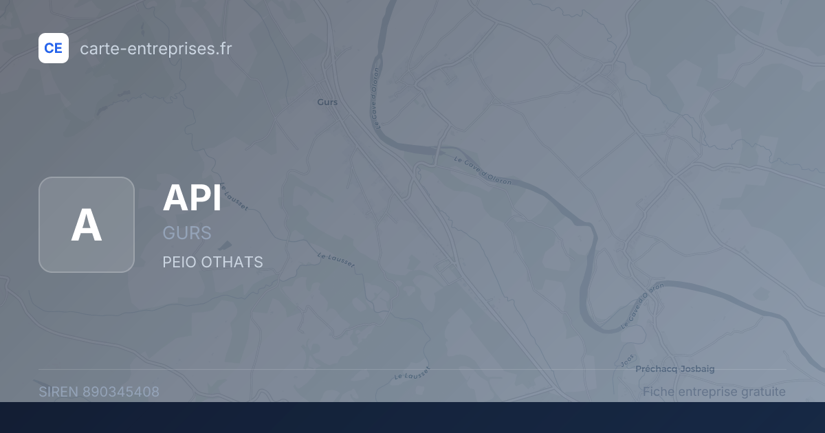 API — 890345408 — fiche entreprise
