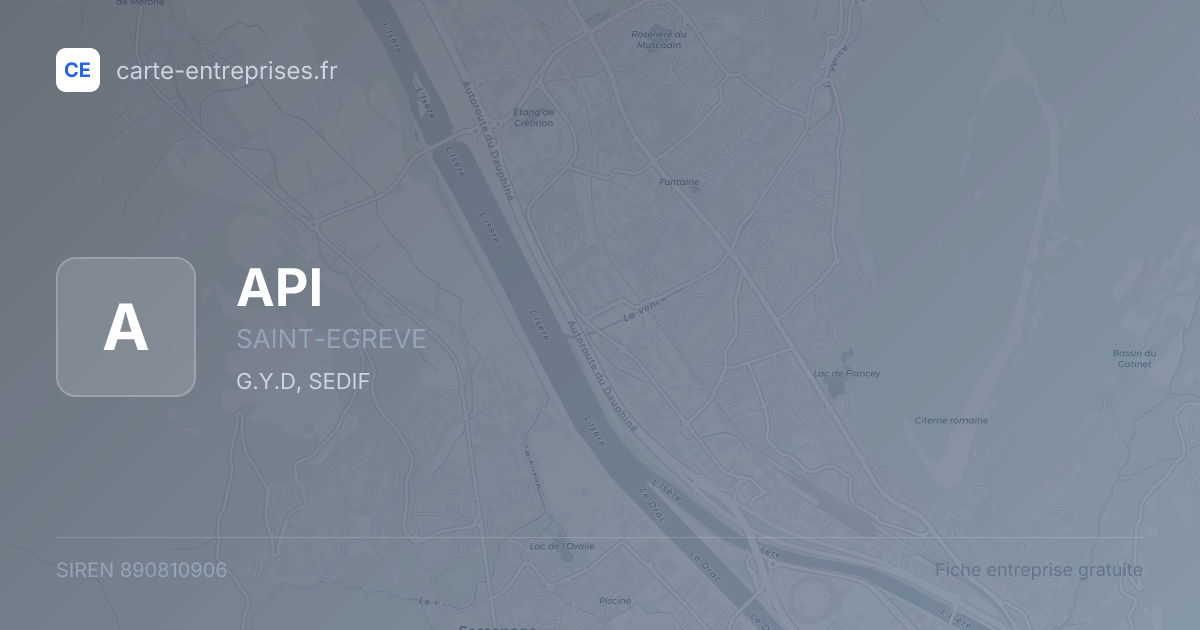 API — 890810906 — fiche entreprise