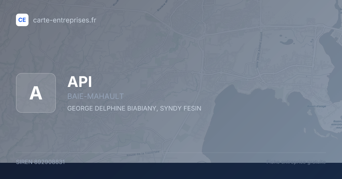 API — 892908831 — fiche entreprise
