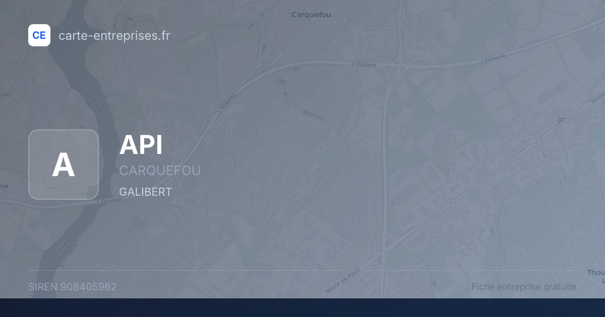 API — 908405962 — fiche entreprise