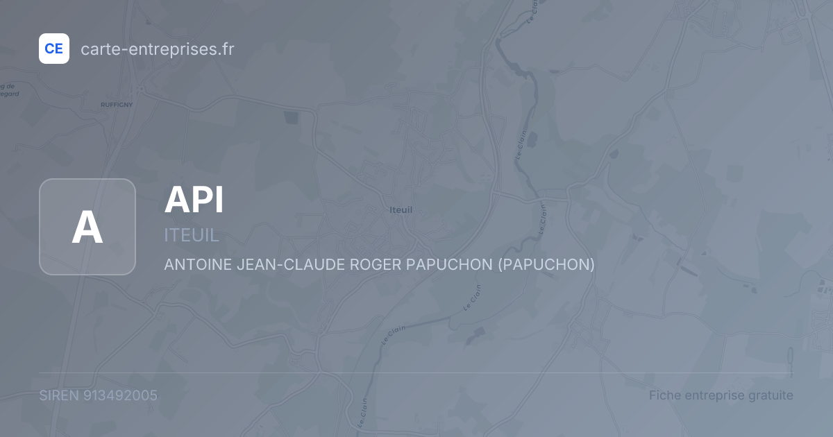 API — 913492005 — fiche entreprise
