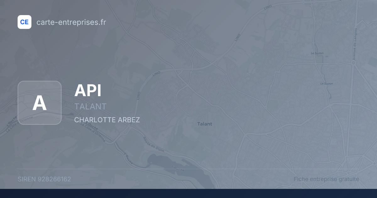 API — 928266162 — fiche entreprise