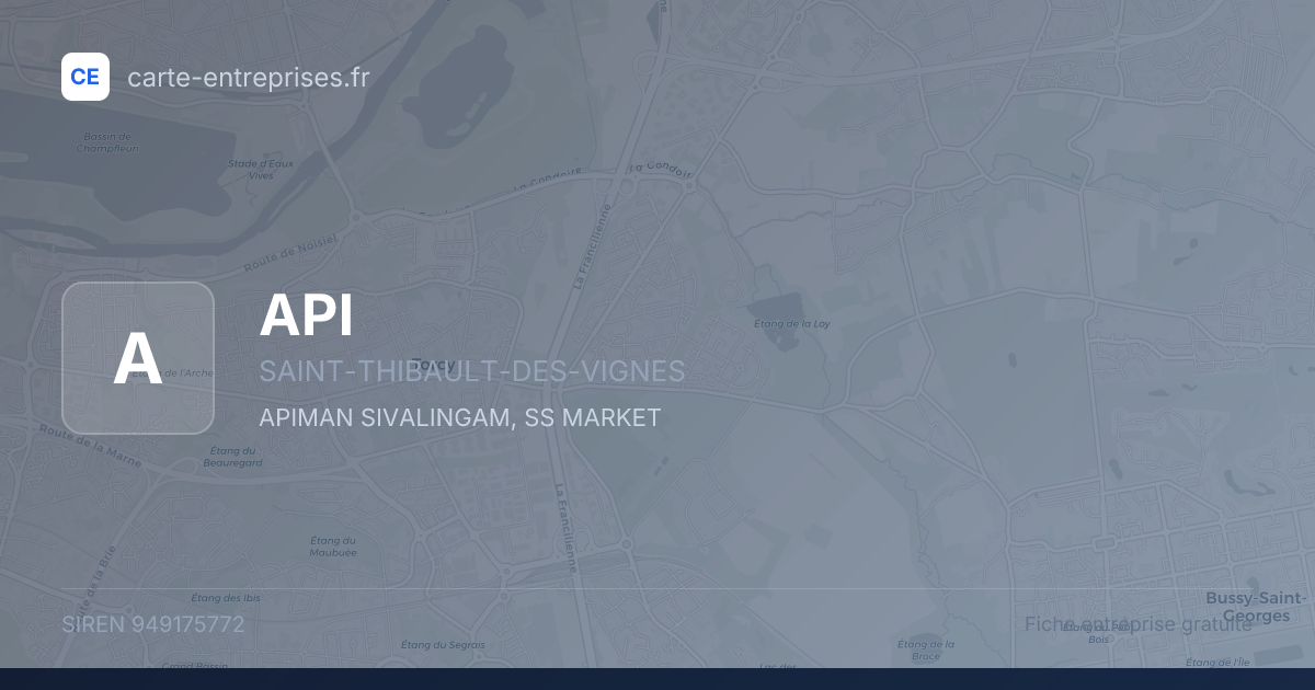 API — 949175772 — fiche entreprise