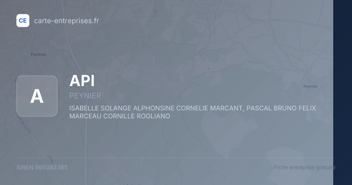 API — 995082385 — fiche entreprise