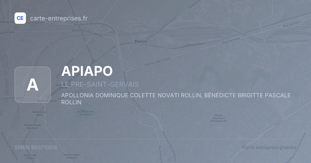 APIAPO — 990710816 — fiche entreprise