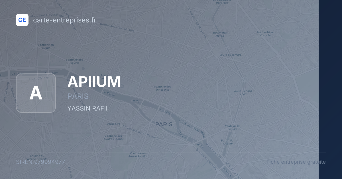 APIIUM — 979994977 — fiche entreprise