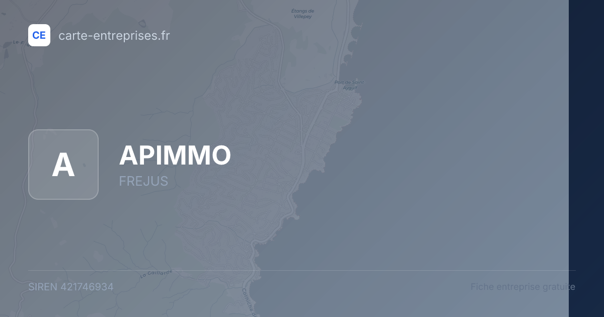 APIMMO — 421746934 — fiche entreprise