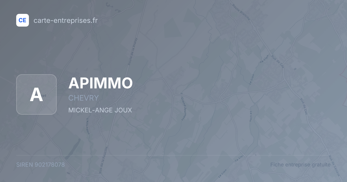 APIMMO — 902178078 — fiche entreprise