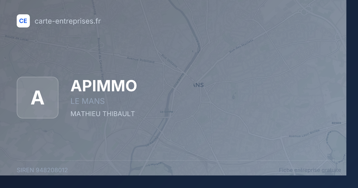 APIMMO — 948208012 — fiche entreprise