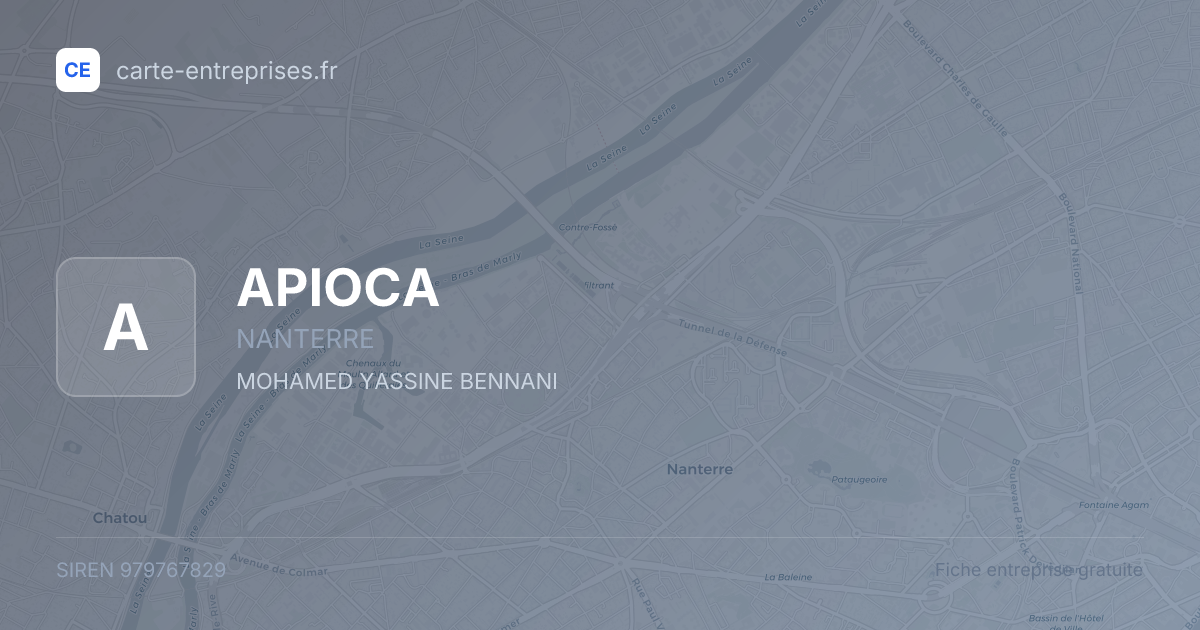 APIOCA — 979767829 — fiche entreprise