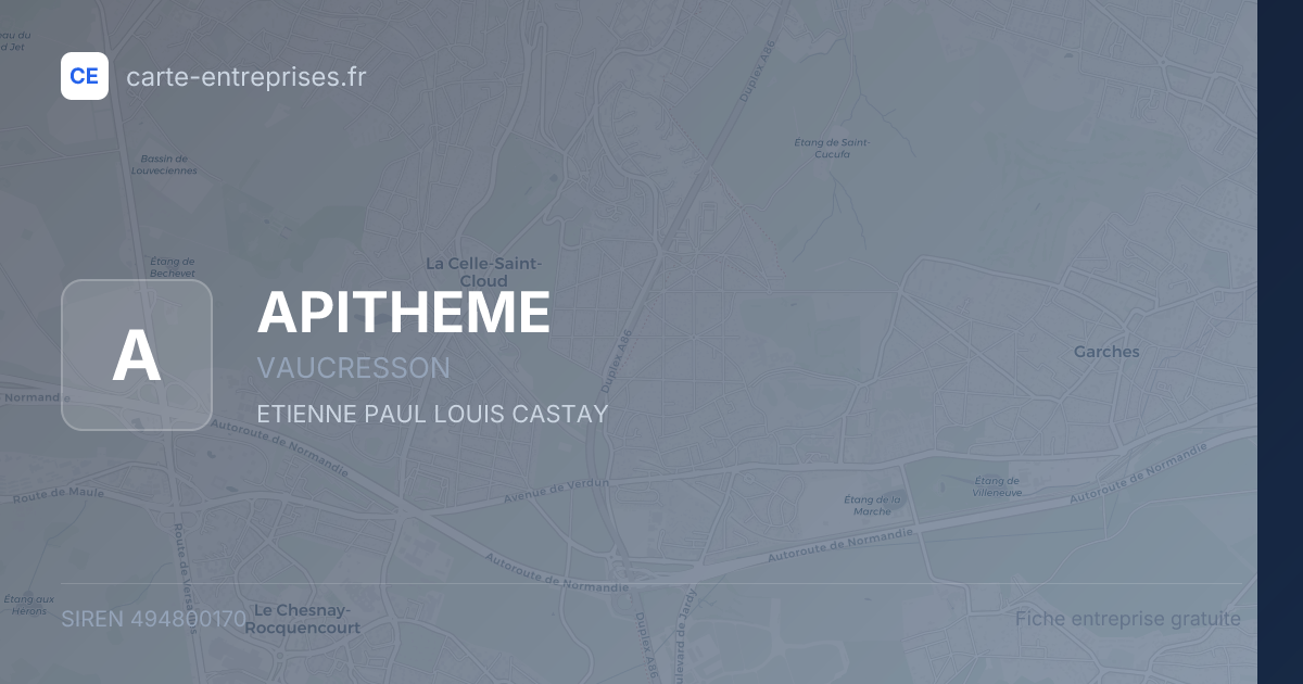 APITHEME — 494800170 — fiche entreprise