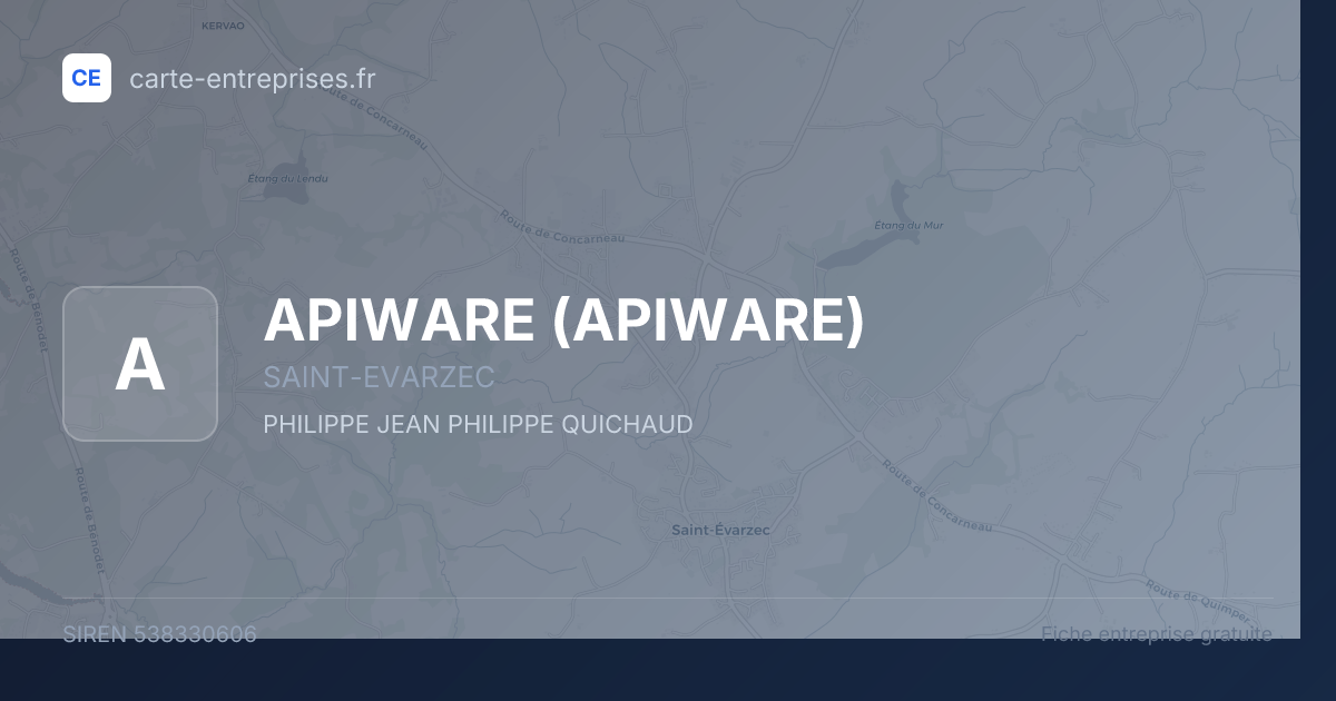 APIWARE — 538330606 — fiche entreprise