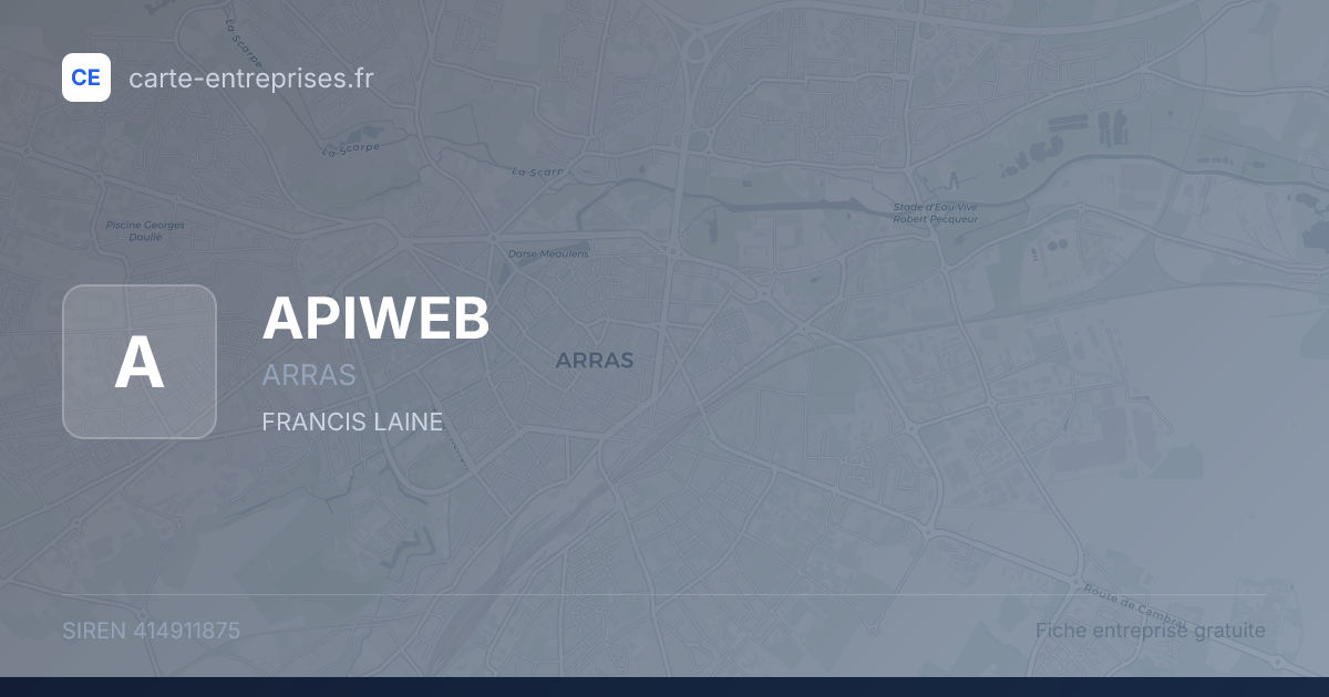 APIWEB — 414911875 — fiche entreprise