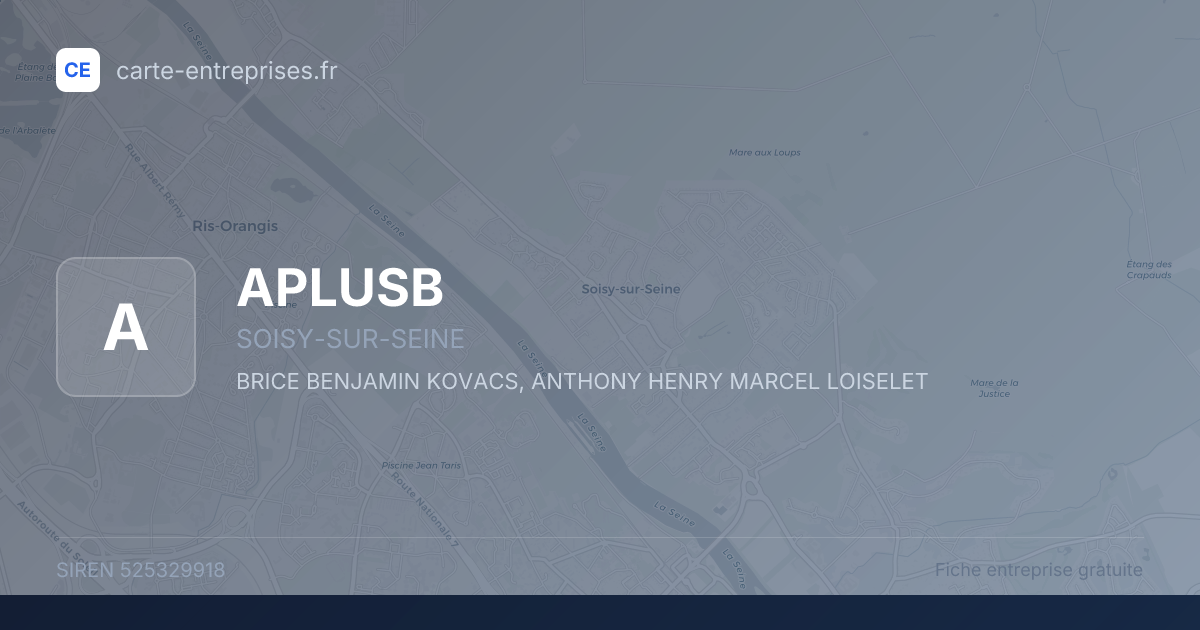 APLUSB — 525329918 — fiche entreprise