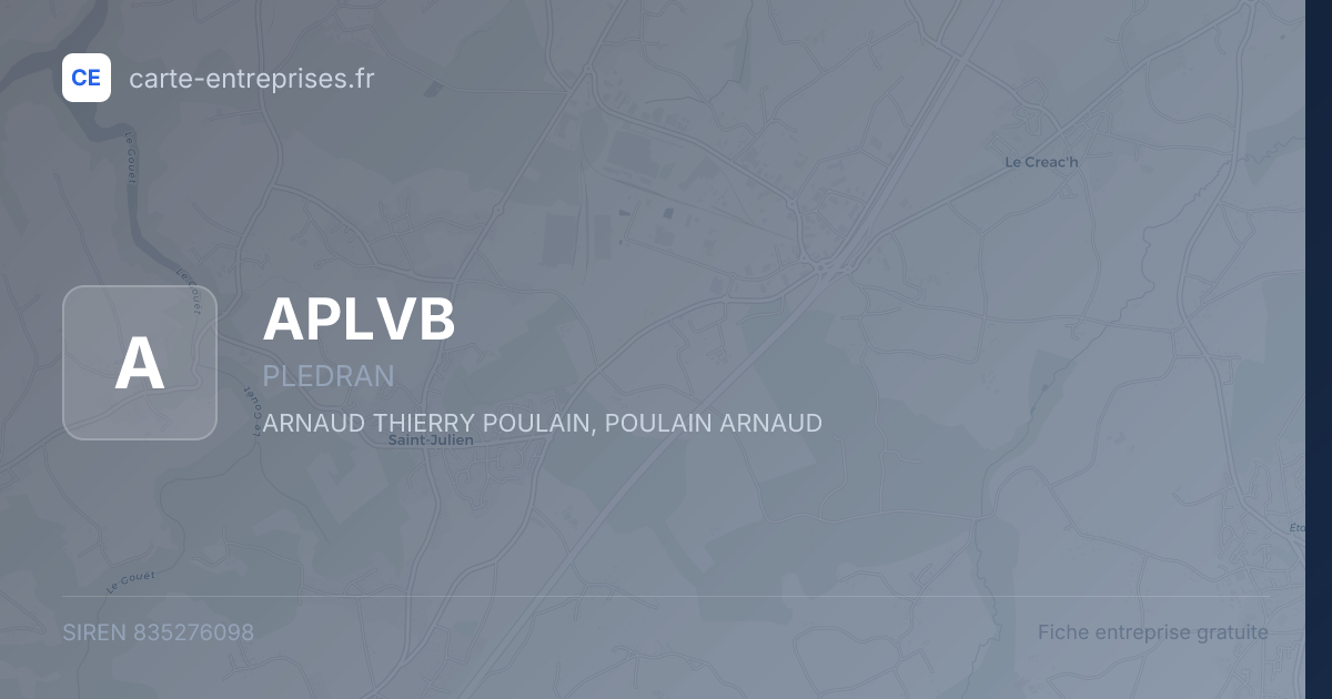 APLVB — 835276098 — fiche entreprise