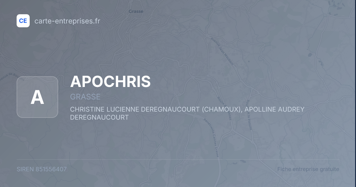 APOCHRIS — 851556407 — fiche entreprise