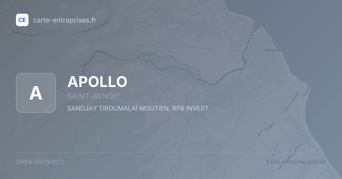 APOLLO — 982192072 — fiche entreprise