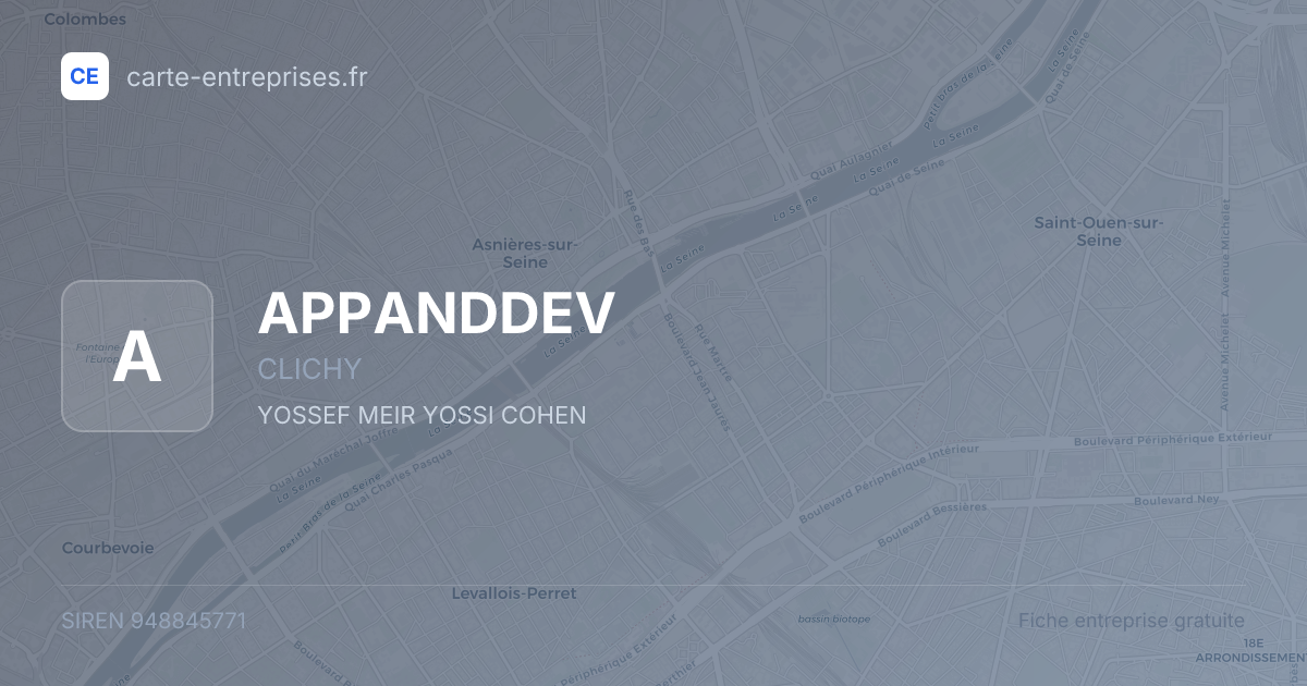 APPANDDEV — 948845771 — fiche entreprise