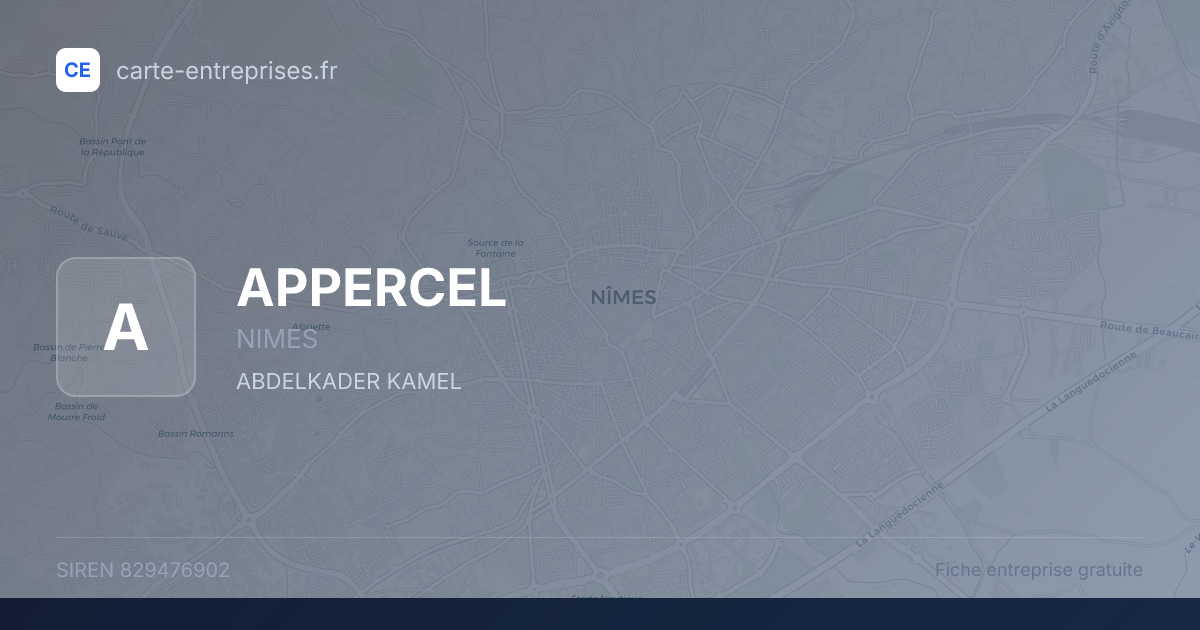 APPERCEL — 829476902 — fiche entreprise