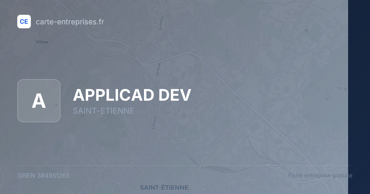 APPLICAD  DEV — 384951265 — fiche entreprise