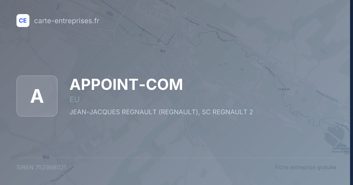 APPOINT-COM — 752998021 — fiche entreprise