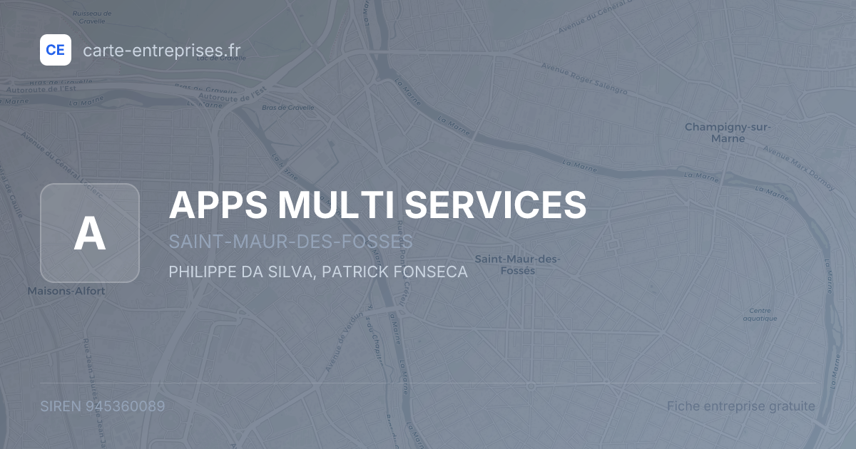 APPS MULTI SERVICES — 945360089 — fiche entreprise