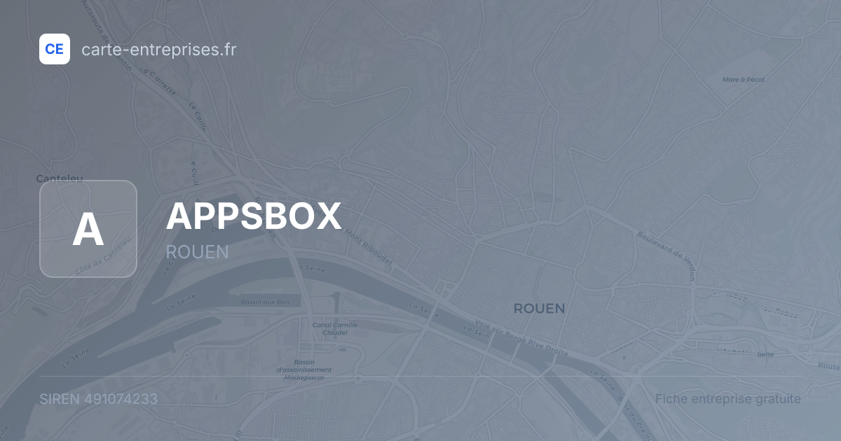 APPSBOX — 491074233 — fiche entreprise