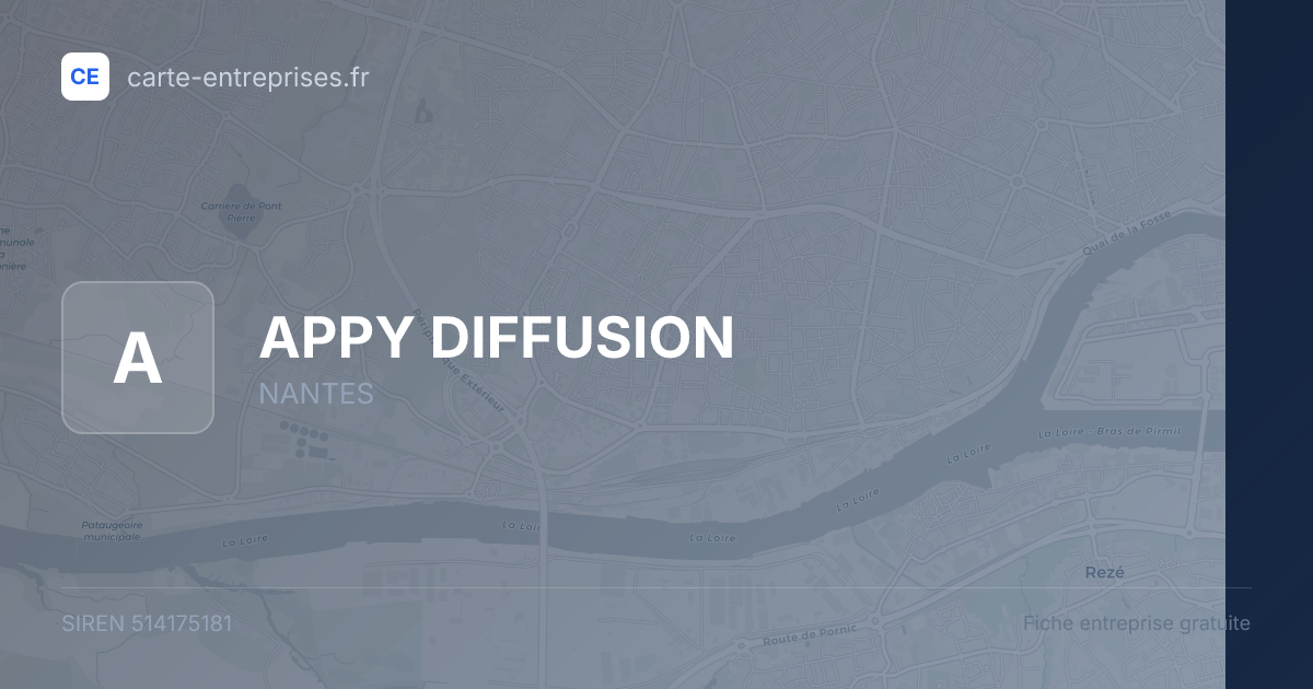 APPY DIFFUSION — 514175181 — fiche entreprise