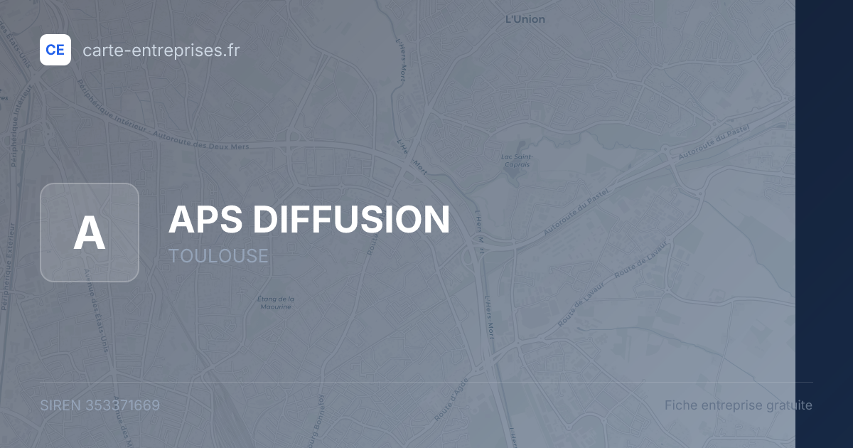 APS DIFFUSION — 353371669 — fiche entreprise