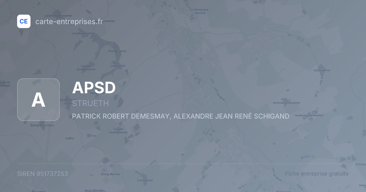 APSD — 951737253 — fiche entreprise