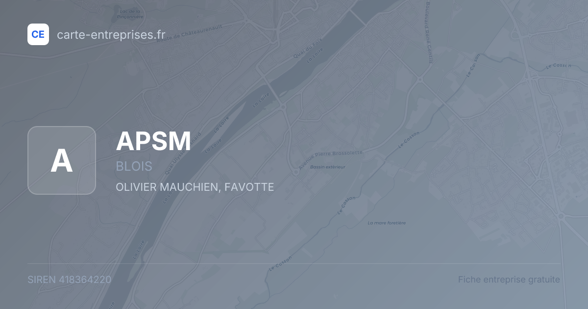 APSM — 418364220 — fiche entreprise