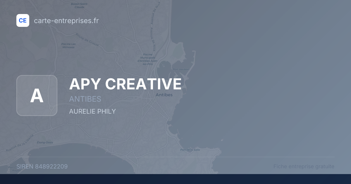 APY CREATIVE — 848922209 — fiche entreprise