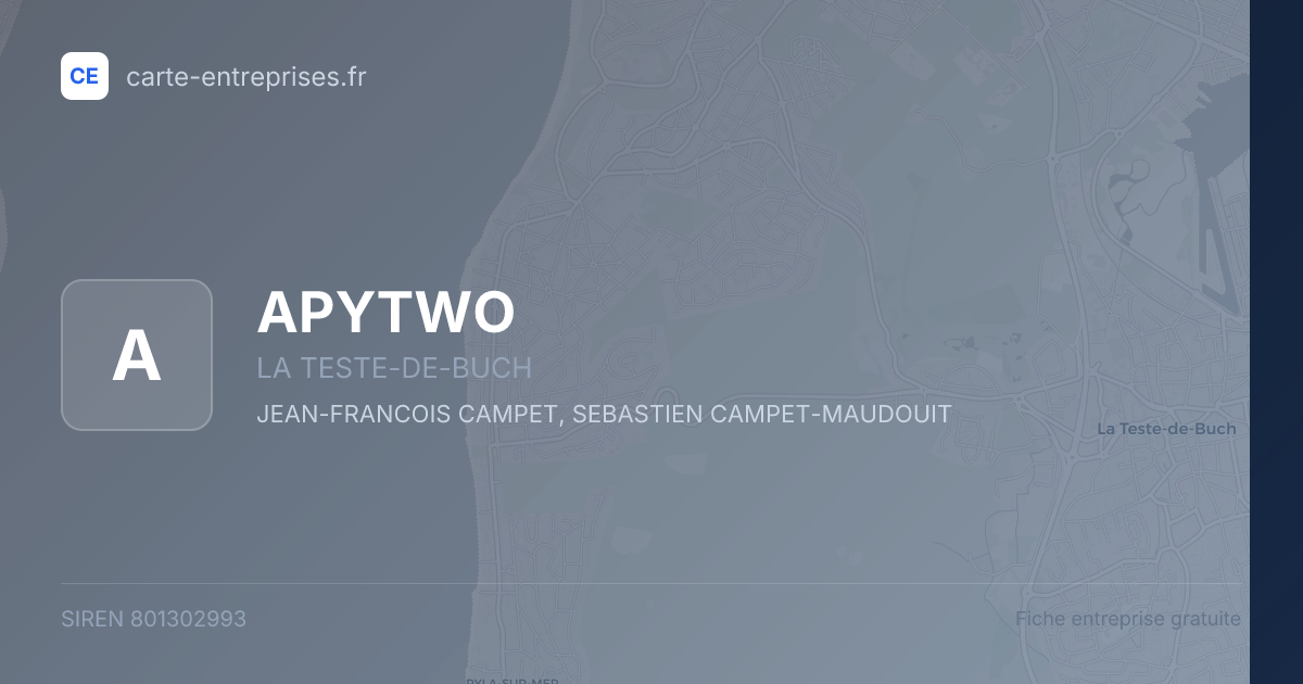 APYTWO — 801302993 — fiche entreprise