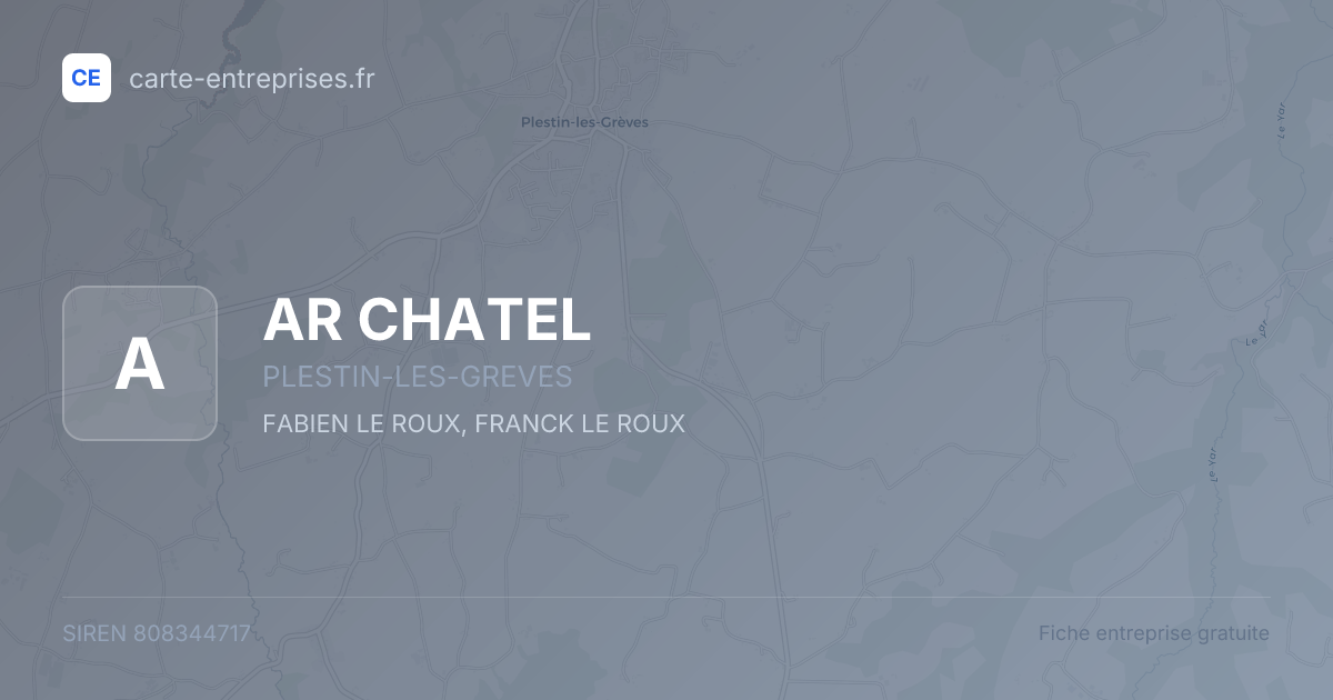 AR CHATEL — 808344717 — fiche entreprise