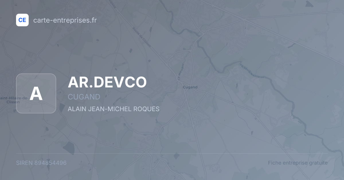 AR.DEVCO — 894854496 — fiche entreprise