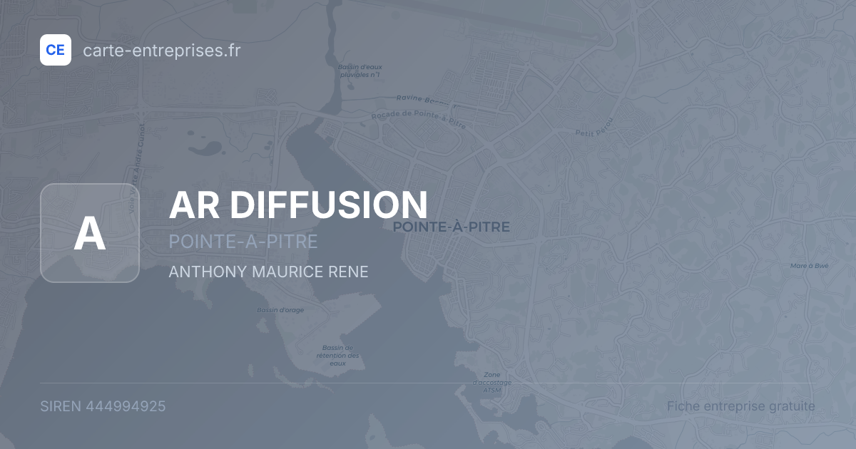 AR DIFFUSION — 444994925 — fiche entreprise