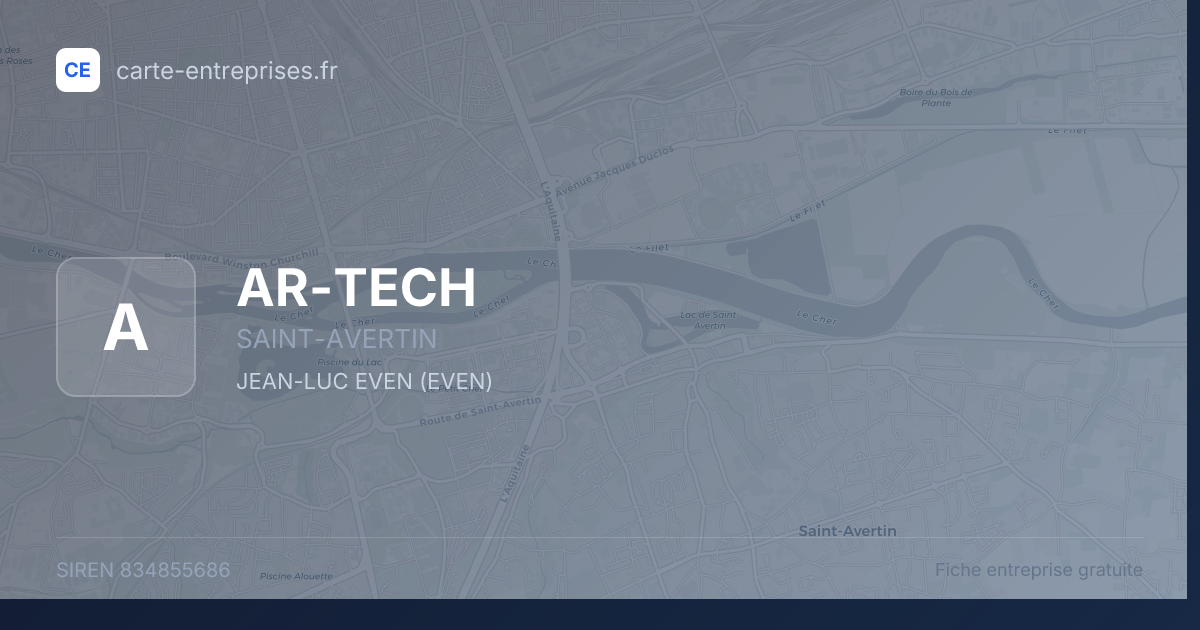 AR-TECH — 834855686 — fiche entreprise
