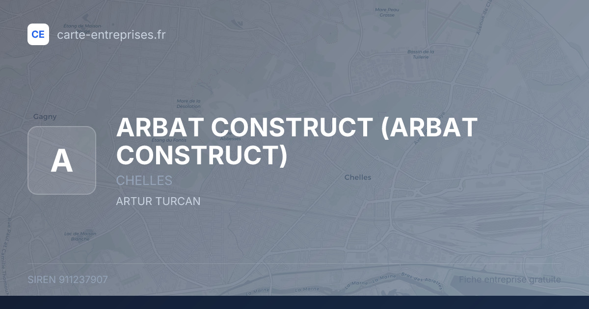 ARBAT CONSTRUCT — 911237907 — fiche entreprise