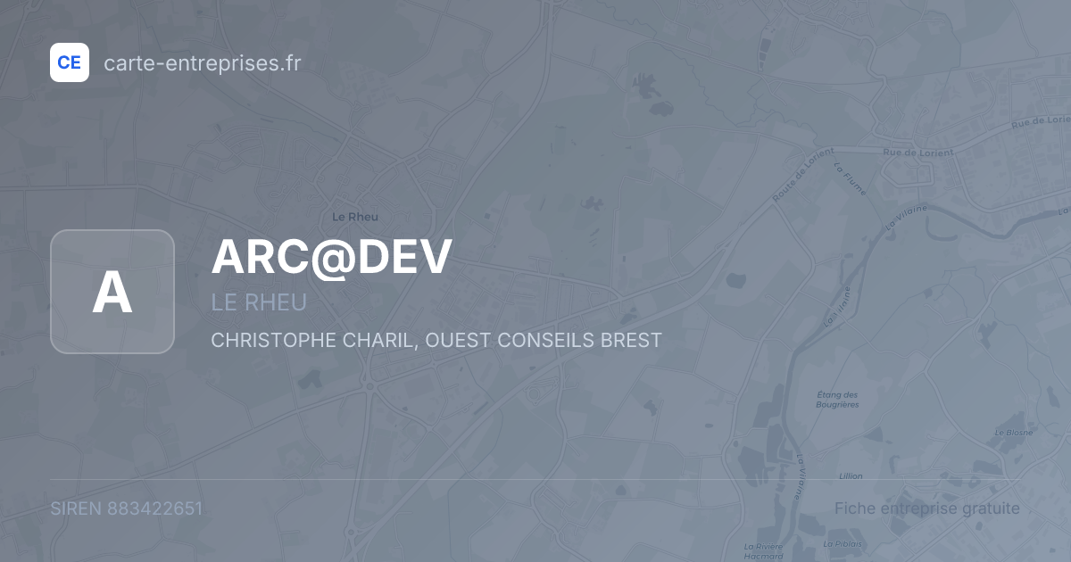 ARC@DEV — 883422651 — fiche entreprise