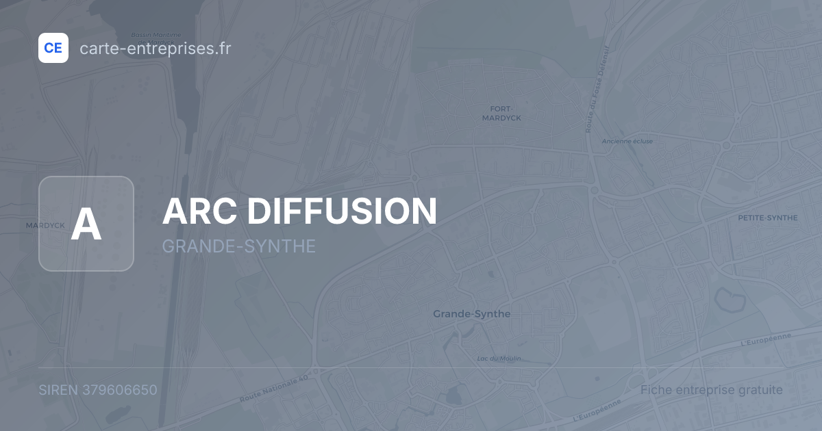 ARC DIFFUSION — 379606650 — fiche entreprise