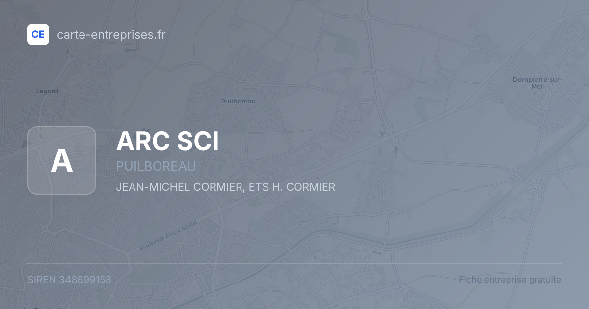 ARC SCI — 348699158 — fiche entreprise