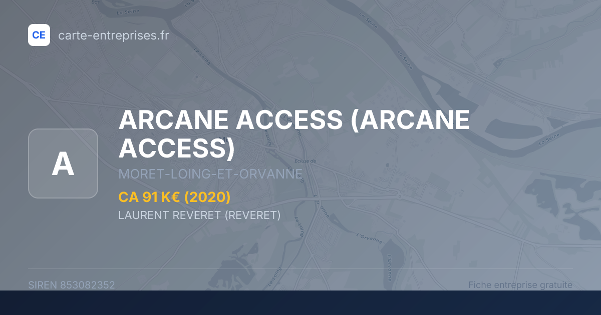 ARCANE ACCESS — 853082352 — fiche entreprise