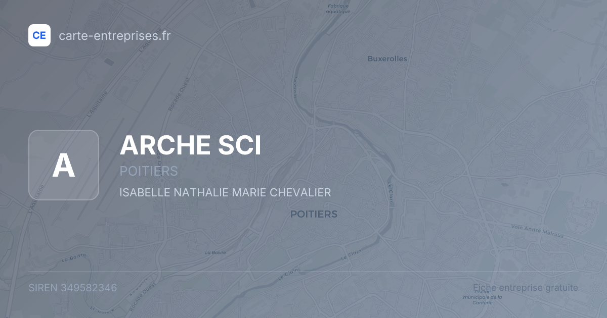 ARCHE SCI — 349582346 — fiche entreprise