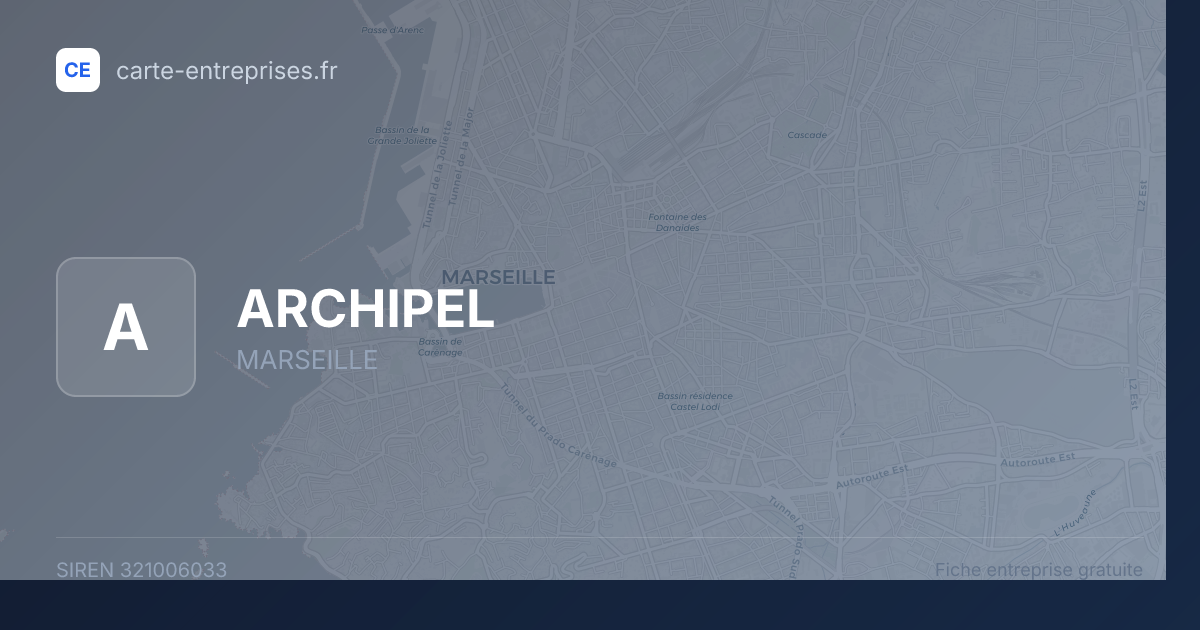 ARCHIPEL — 321006033 — fiche entreprise