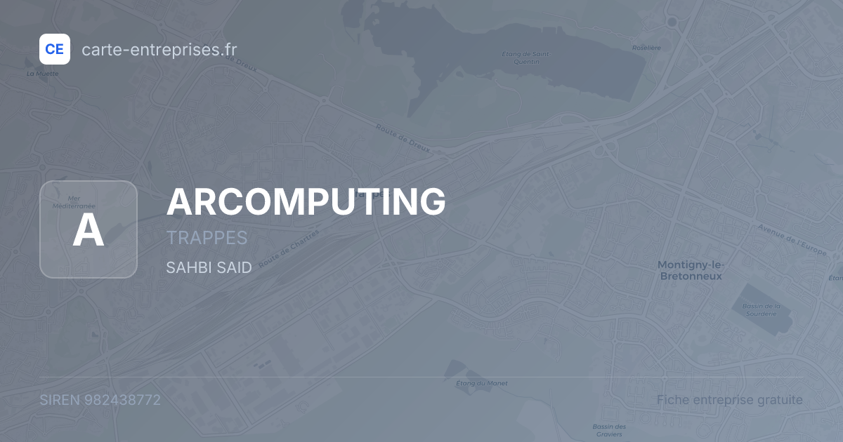 ARCOMPUTING — 982438772 — fiche entreprise