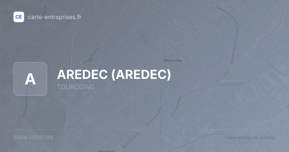 AREDEC — 531231769 — fiche entreprise