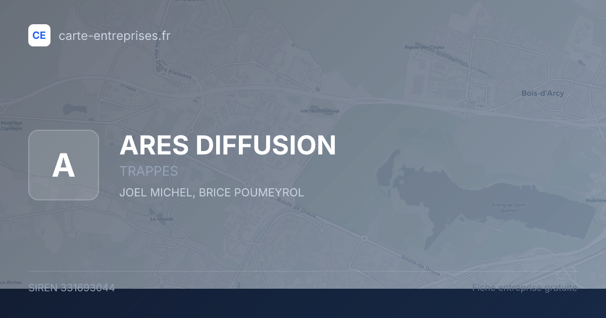 ARES DIFFUSION — 331693044 — fiche entreprise
