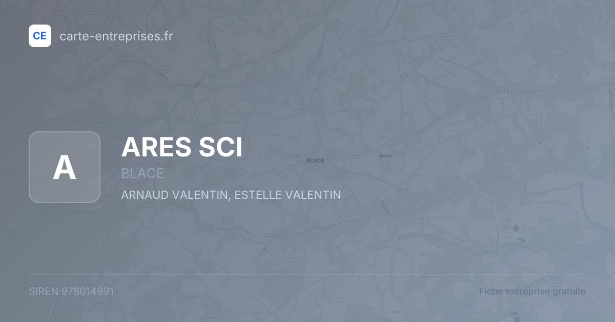 ARES SCI — 978014991 — fiche entreprise