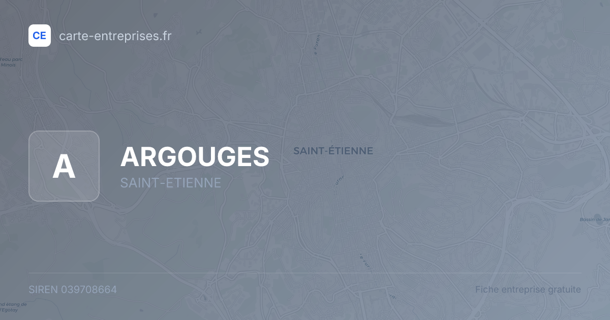 ARGOUGES — 039708664 — fiche entreprise